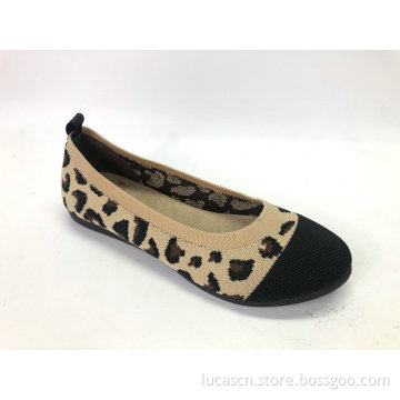 Women's Ballet Flats Knit Round Toe Loafer